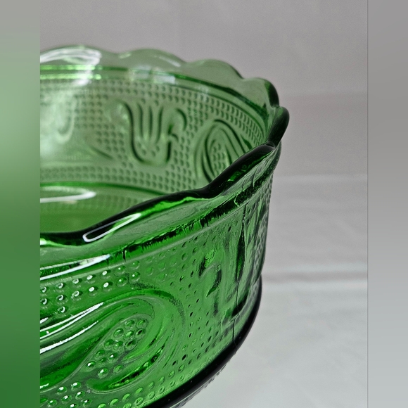 Vintage MCM E.O. Brody Co M6000 Glass Compote Pedestal Bowl - Picture 5 of 10